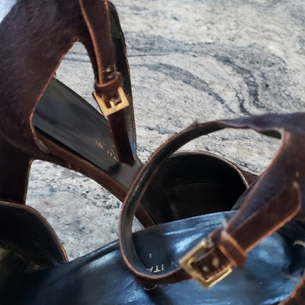 Gucci Platform Ponyhair Heels - Picture 5 of 8